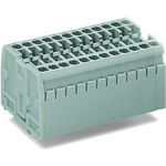 WAGO-869-159 Connector Terminal Blocks Compact Block Terminal Strip, with snap-in mounting feet, for plate thickness 0.6 - 1.2 mm, Fixing hole 3.5 + 0.1 mm Dia, 9-Pole WAGO-869-159 Connector Terminal Blocks Compact Block Terminal Strip, with snap-in mounting feet, for plate thickness 0.6 - 1.2 mm, Fixing hole 3.5 + 0.1 mm Dia, 9-Pole