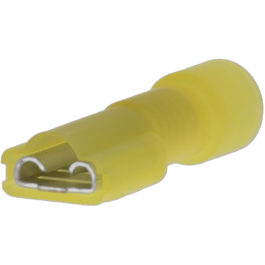 Molex-0196060001 Connector Terminals Quick Disconnect Terminal 10-12AWG Brass Yellow F 26.1mm Electro Tin InsulKrimp™ T/R