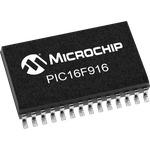 Microchip Technology-PIC16F916-I/SO Microcontrollers - MCUs MCU 8-bit PIC RISC 14KB Flash 5V 28-Pin SOIC W Tube