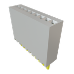 Samtec-SMS-109-01-G-S Connector Headers and PCB Receptacles Conn Socket Strip SKT 9 POS 1.27mm Solder ST Thru-Hole Bulk