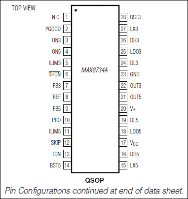 MAX8734 product image