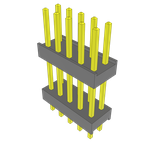 Samtec-ZW-05-10-L-D-480-114 Connector Headers and PCB Receptacles Conn Board Stacker HDR 10 POS 2.54mm Solder ST Top Entry Thru-Hole Bulk Samtec-ZW-05-10-L-D-480-114 Connector Headers and PCB Receptacles Conn Board Stacker HDR 10 POS 2.54mm Solder ST Top Entry Thru-Hole Bulk