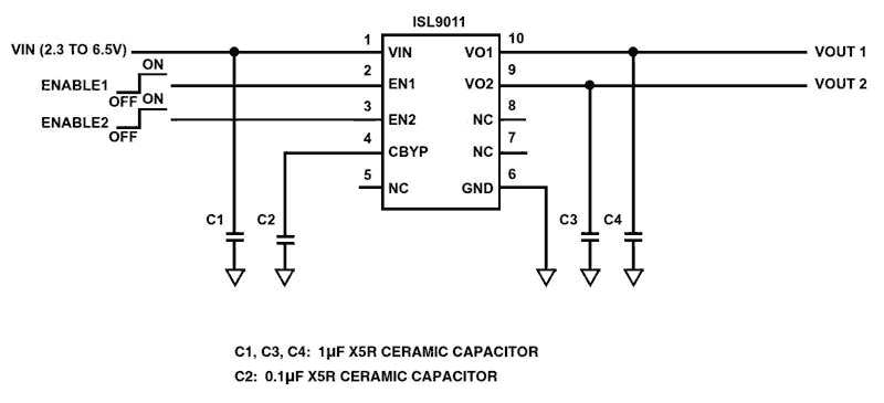 ISL9011 Functional Diagram ISL9011 Functional Diagram
