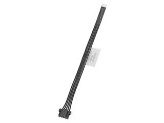 2181021061 - Micro-Lock Plus-to-Pigtail Off-the-Shelf (OTS) Cable Assembly, 2.00mm Pitch, Single Row, 100.00mm Length, 6 Circuits, Black