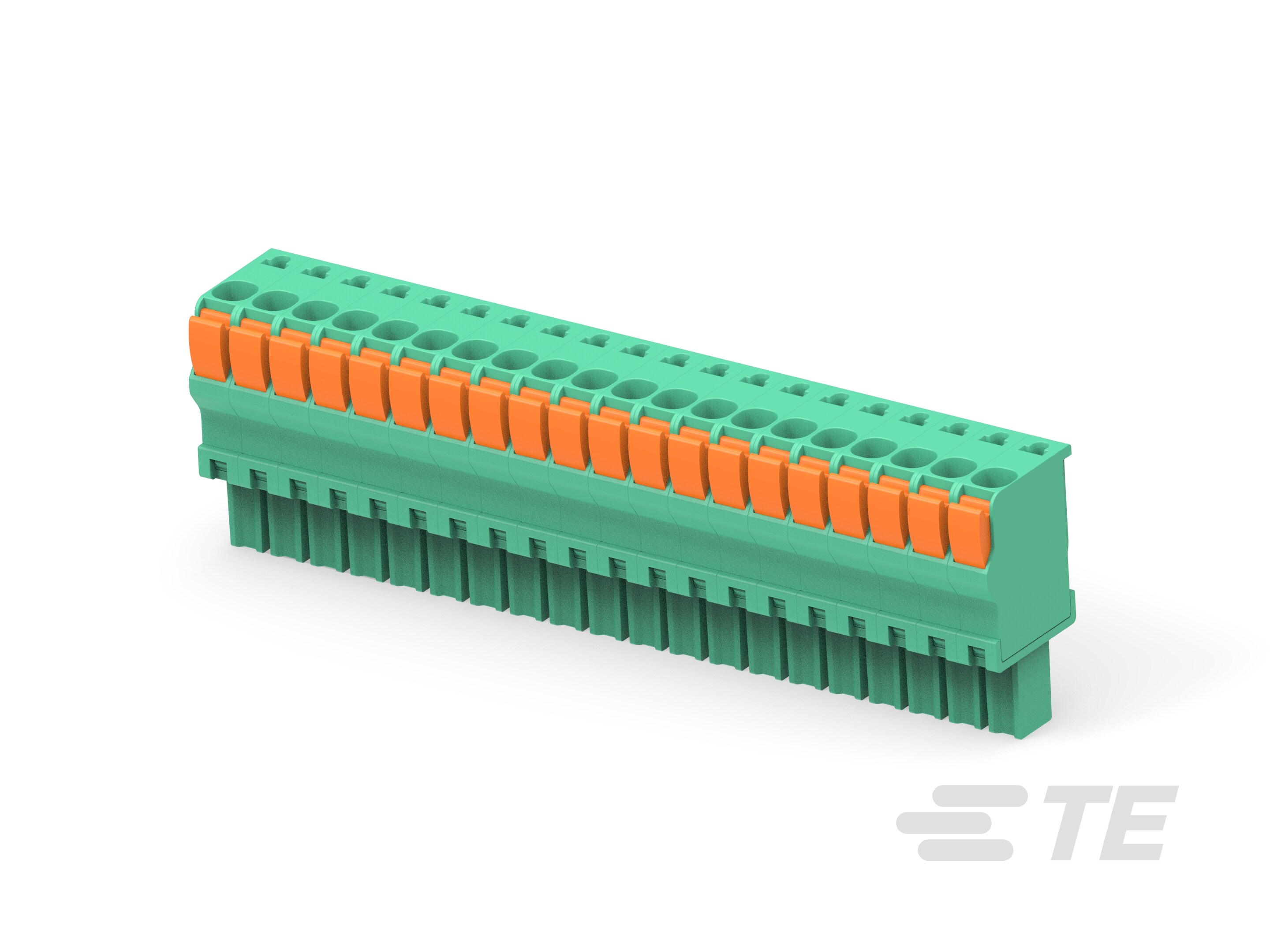 STR PLUG SPRING TYPE LH 20P, 3.50mm-2-1986693-0