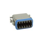 Bulgin Limited-PX0100S12AGY Connector Rectangular Conn Rectangular SKT 12 POS Crimp ST Cable Mount