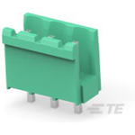 TE Connectivity-282824-3 Connector Headers and PCB Receptacles Conn Shrouded Header (2 Sides) HDR 3 POS 5.08mm Solder ST Top Entry Thru-Hole Box
