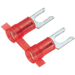 Panduit-PNF18-6LF-3K Connector Terminals Fork Terminal 18-22AWG Copper Red 21.59mm Tin T/R