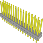 Samtec-TW-16-05-S-D-120-115 Connector Headers and PCB Receptacles Conn Board Stacker HDR 32 POS 2mm Solder ST Top Entry Thru-Hole Bulk