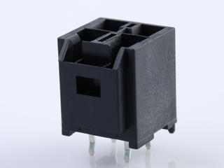 1510481406 - CP-6.5 Header, 6.50mm Pitch, Dual Row, Vertical, Polarized, Positive Lock, Tray Packaging, Glow-Wire Capable, 4 Circuits, Black