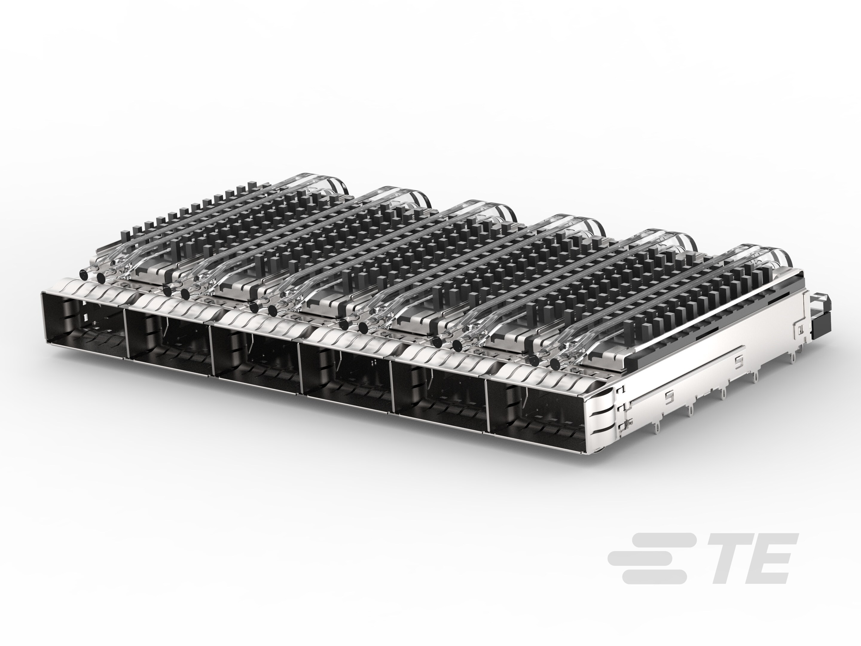CAGE ASSY, 1X6, QSFP28, SPRING, HS, LP-2-2170708-2 CAGE ASSY, 1X6, QSFP28, SPRING, HS, LP-2-2170708-2