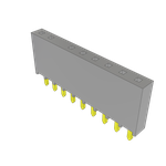 Samtec-SSW-109-01-G-S-003 Connector Headers and PCB Receptacles Conn Socket Strip SKT 9 POS 2.54mm Solder ST Top Entry Thru-Hole Bulk