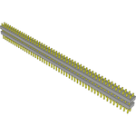 Samtec-TW-50-09-G-D-230-150 Connector Headers and PCB Receptacles Conn Board Stacker HDR 100 POS 2mm Solder ST Top Entry Thru-Hole Bulk