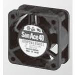 SANYO DENKI-109P0424D601 Blowers and Fans DC Fan Axial Ball Bearing 24V 12V to 27.6V 10.9CFM 42dB 40 X 40 X 20mm