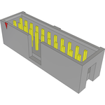 Samtec-TSS-111-01-G-D Connector Headers and PCB Receptacles Conn Shrouded Header (4 Sides) HDR 22 POS 2.54mm Solder ST Top Entry Thru-Hole Bulk