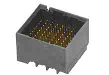 1705251827 - Impact 85 Ohm Plus 3 Pair Vertical Backplane Header, Unguided, Dual Endwalls, 8 Columns, 72 Circuits, Pin Length 4.90mm, Plated Through Hole  Dimension 0.39mm, Lead Free