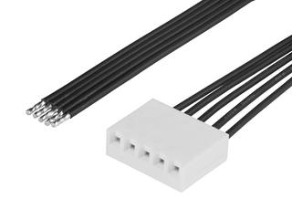 2196651054 - KK 396-to-Pigtail Off-the-Shelf (OTS) Cable Assembly, 3.96mm Pitch, Single Row, 600.00mm Length, 5 Circuits, Natural