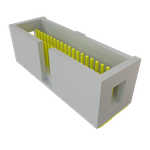 Samtec-TML-120-02-S-D-RA Connector Headers and PCB Receptacles Conn Shrouded Header (4 Sides) HDR 40 POS 1.27mm Solder RA Thru-Hole Tube