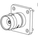 Amphenol RF-000-18225 Connector RF Conn BNC 0Hz to 4GHz 50Ohm Solder ST Thru-Hole RCP Silver