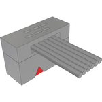 Samtec-FFSD-03-S-36.00-01  Cable Assembly 0.914m 30AWG 1.27mm 6 POS IDC Connector F TIGER EYE™ Bulk