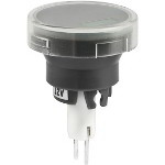 NKK Switches-AT3011F12JA Switch Accessories Switch Access Round Spot Illuminated Cap with Built-in LED Push Button Switch