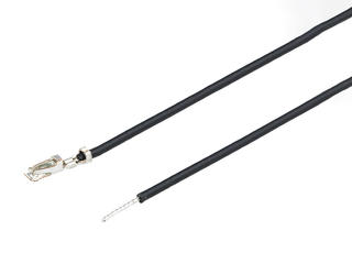 2177911123 - Pre-Crimped Lead Squba 1.8 Female-to-Pigtail, Tin (Sn) Plating, 225.00mm  Length, 22 AWG, Black