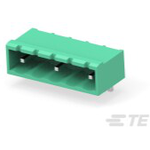 TE Connectivity-282818-3 Connector Headers and PCB Receptacles Conn Shrouded Header HDR 3 POS 10.16mm Solder RA Side Entry Thru-Hole Box