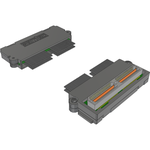 Samtec-EQCD-040-03.94-SBL-TTL-1 Cable Assembly Coaxial Cable Assembly Coax Micro Ribbon 0.1m 38AWG Micro High Speed Socket to Micro High Speed Terminal F-M Q STRIP® Bag
