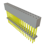 Samtec-ESQT-119-02-G-D-640 Connector Headers and PCB Receptacles Conn Elevated Socket SKT 38 POS 2mm Solder ST Top Entry Thru-Hole Tube