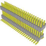Samtec-HDWM-25-56-G-D-425-SM Connector Headers and PCB Receptacles Conn Board Stacker HDR 50 POS 1.27mm Solder ST SMD Tube