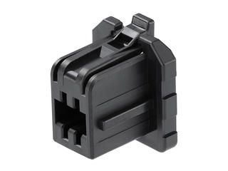 2045230401 - 1.25mm Pitch, Micro-Lock Plus Receptacle Crimp Housing, Low-Halogen, Dual Row, Positive Lock, 4 Circuits, Low-Halogen, Black
