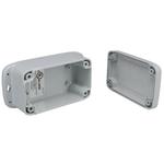 Bud Industries-PU-16533  Light Gray Polycarbonate Flange Mount NEMA 6P/IP68 PC Enclosure