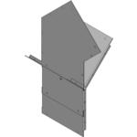 Hammond Manufacturing-CWEL845 Cable Accessories Wiring Way Elbow Steel Gray