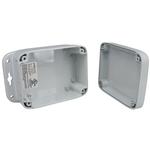 Bud Industries-PU-16536  Light Gray Polycarbonate Flange Mount NEMA 6P/IP68 PC Enclosure