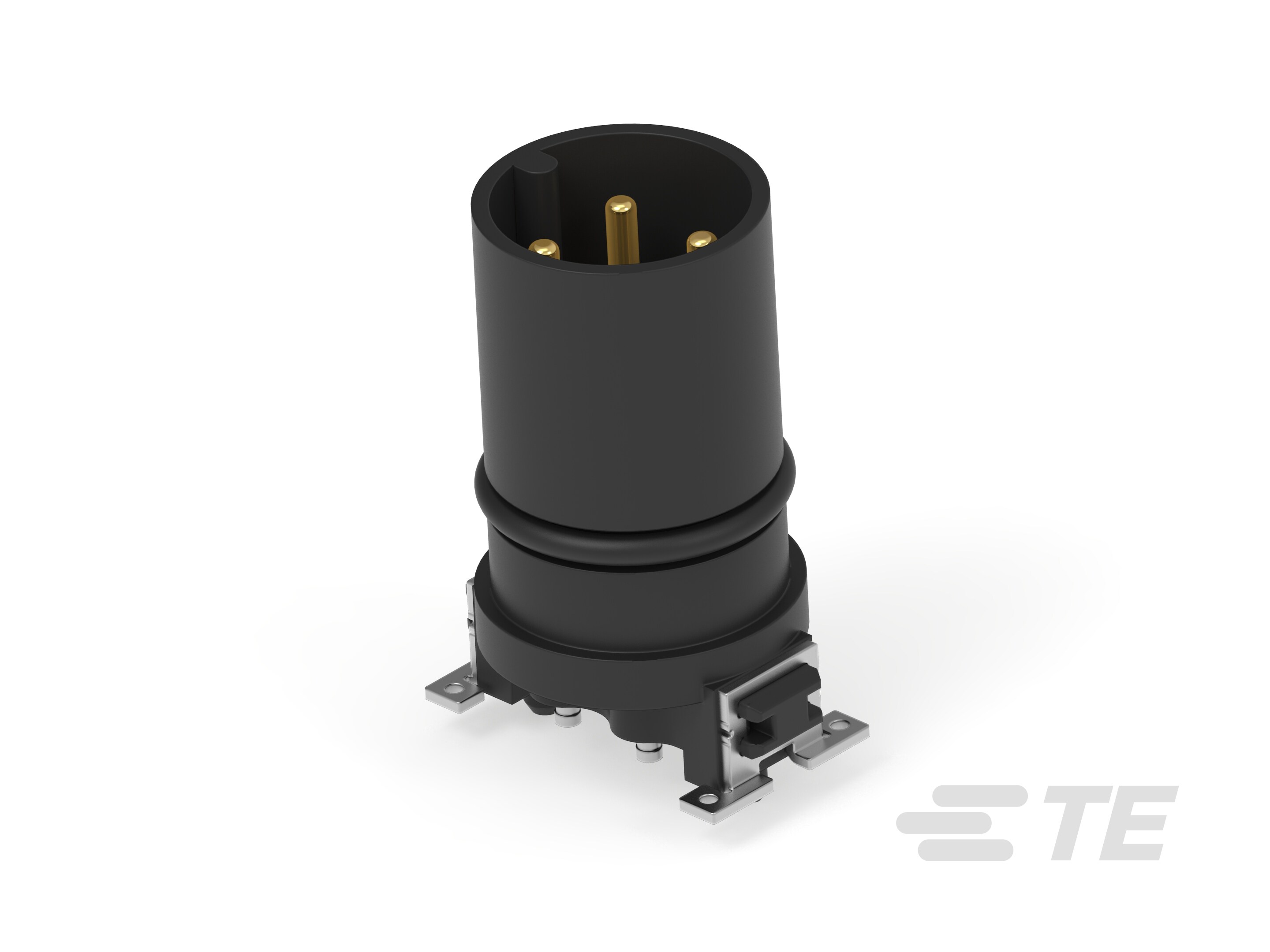 M12 MALE, A CODE, 4P, 10.5MM SMT-494167-E