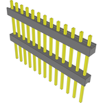 Samtec-EW-13-11-G-S-500 Connector Headers and PCB Receptacles Conn Board Stacker HDR 13 POS 2.54mm Solder ST Top Entry Thru-Hole Bulk