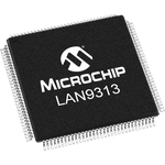 Microchip Technology-LAN9313I-NZW Ethernet Switches Ethernet Switch 3-Port 100Mbps 128-Pin XVTQFP EP Tray
