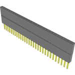 Samtec-ESW-129-59-G-S Connector Headers and PCB Receptacles Conn Elevated Socket SKT 29 POS 2.54mm Solder ST Top Entry Thru-Hole Tube