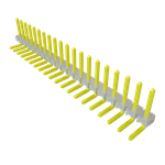 Samtec-TLW-120-01-G-S-RA Connector Headers and PCB Receptacles Conn Unshrouded Header HDR 20 POS 2.54mm Solder RA Side Entry Thru-Hole Bulk