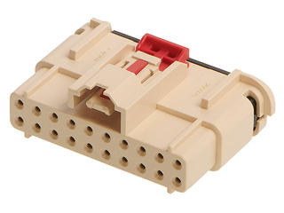 2059260171 - MultiCat Mid-Power Receptacle Housing, 20 Circuits, Key B, Natural, with CPA