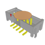 Samtec-STMM-105-02-S-D-SM-LC-K Connector Headers and PCB Receptacles Conn Shrouded Header HDR 10 POS 2mm Solder ST SMD Tube