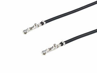 2271071112 - Pre-Crimped Lead CP-4.5-to-CP-4.5, Tin (Sn) Plating, 150.00mm Length, 16 AWG, Black