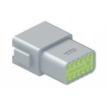 Amphenol-AT04-12PA-RD01 Connector Discrete Wire Housing Conn Housing RCP 12 POS Crimp ST Cable Mount Gray