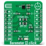 MikroElektronika-MIKROE-5128 Sensor Development Boards and Kits ILPS22QS Industrial Pressure Sensor Click Board