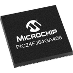 Microchip Technology-PIC24FJ64GA406T-I/MR Secure Microcontrollers and TPM Secure MCU 16bit PIC24 PIC Harvard 64KB Flash 2.5V/3.3V 64-Pin QFN EP T/R