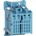 Molex-1600280012 Connector Headers and PCB Receptacles Stak50H Hybrid Receptacle, 32 Circuits, Key 2, Rib Option A, Blue, Bag