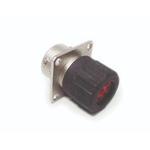 Amphenol-RT0W01419PNHEC03 Connector Circular Square Flange Receptacle Male with Silicone O-ring Seal and End Cap with Individual Rear Wire Seal 19 Contacts 20AWG 5A/150V Shell Size 14