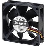 SANYO DENKI-109R0812F4011 Blowers and Fans DC Fan Axial Ball Bearing 12V 6V to 13.8V 32.5CFM 32.5dB 80 X 80 X 25mm