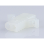 Molex-0003061022 Connector Discrete Wire Housing Conn Housing RCP 2 POS 3.68mm Crimp ST Panel Mount Natural Standard .062 Bag