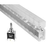 NKK Switches-FR01AR10PB-W-S Switch DIP Switch DIP N.O./N.C. SP10T 10 Shaft 0.1A 5VDC PC Pins 1000Cycles Thru-Hole